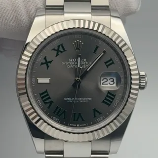 Rolex Datejust 41 126334-0021 41mm White gold and Stainless steel Gray