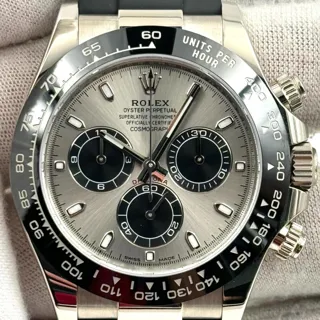 Rolex Daytona 116519LN-0024 40mm Ceramic and White gold Silver