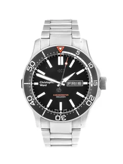 Christopher Ward C63 Sealander N60-42ADD3-T0KK0 Titanium Black