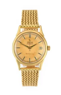 Omega Constellation 886 34mm 18k yellow gold Champagne