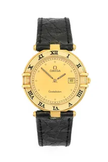 Omega Constellation 196.0360 33mm 18k yellow gold Champagne