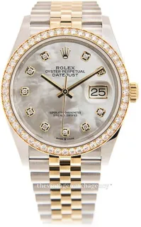 Rolex Datejust 126283RBR-0009 Yellow gold and Oystersteel White