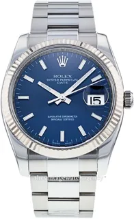 Rolex Oyster Perpetual Date 115234-0004 White gold and Stainless steel White