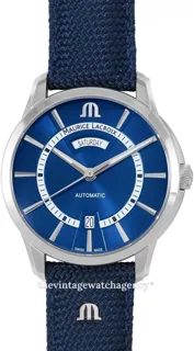 Maurice Lacroix Pontos PT6358-SS004-431-4 Stainless steel Dark Blue