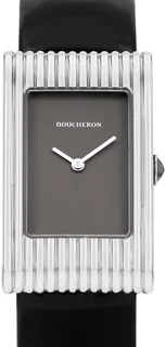 Boucheron Reflet 21mm Stainless steel Grey$Anthracite grey