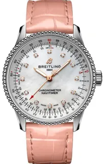 Breitling Navitimer A17395211A1P4 35mm Stainless steel White