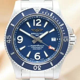 Breitling Superocean A17366 42mm Stainless steel Blue