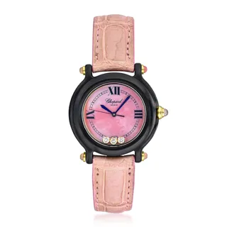 Chopard Happy Sport 27/7777 Plastic and Gold-plated Pink