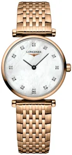 Longines La Grande Classique L4.209.1.97.E PVD Rose Gold Plating Mother of Pearl