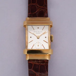 Patek Philippe Top Hat 1450 18k yellow gold Silver