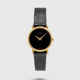 Piaget Dancer 9005 25mm Yellow gold Black