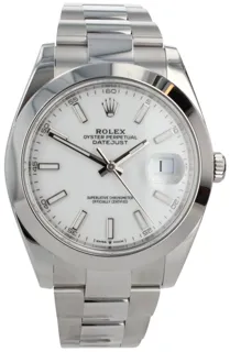 Rolex Datejust 41 126300 Stainless steel White