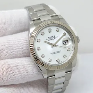 Rolex Datejust 41 126334 White gold and Stainless steel White