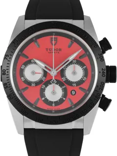 Tudor Fastrider 42010N 42mm Stainless steel Red