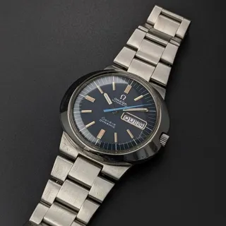 Omega Genève 166.079 46mm Stainless steel Blue