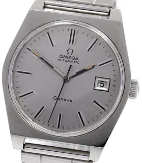 Omega Genève 1660118 35mm Stainless steel Silver