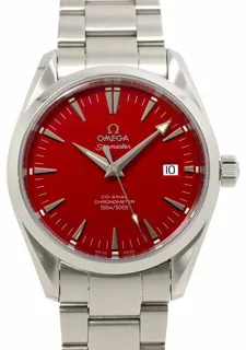 Omega Aqua Terra 2503.60 39mm Stainless steel Red