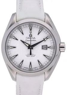 Omega Aqua Terra 231.13.34.20.04.001 34mm Stainless steel White