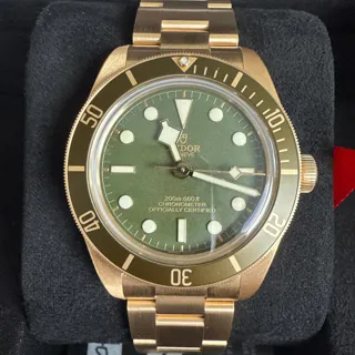 Tudor Black Bay Fifty-Eight M79018V-0006 Yellow gold Green