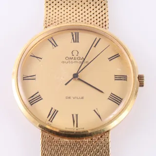 Omega De Ville 33mm Yellow gold Golden