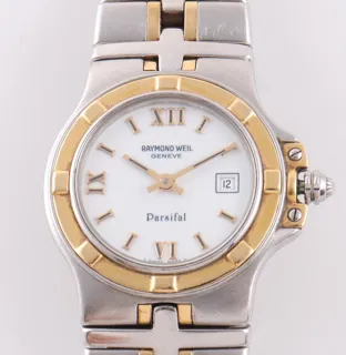 Raymond Weil Parsifal 9490 27mm Stainless steel and Gold-plated White