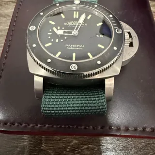 Panerai Submersible PAM 00389 47mm Ceramic and Titanium Black