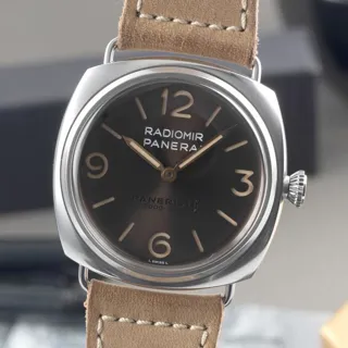 Panerai Radiomir PAM02020 45mm Stainless steel Brown