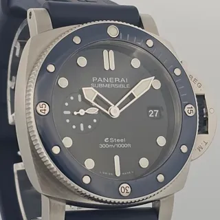 Panerai Submersible PAM 01289 44mm Stainless steel Blue