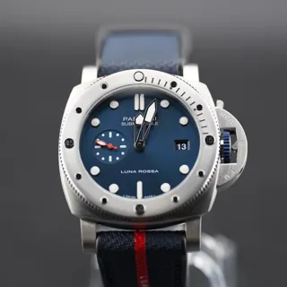 Panerai Submersible PAM 01391 44mm Stainless steel Blue