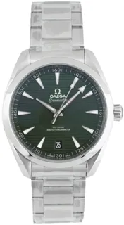 Omega Aqua Terra 220.10.41.21.10.001 41mm Stainless steel Green