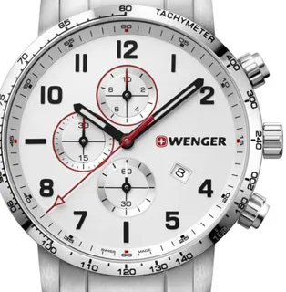 Wenger 01.1543.110 44mm Steel White