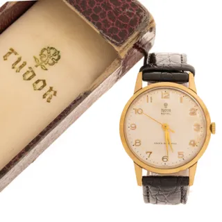 Tudor 33mm 9K gold