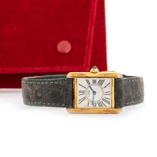 Cartier 20mm Silver and Gilt