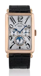 Franck Muller Long Island Master Banker 1250 MB L DT 45mm 18k Gold Silver