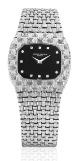 Vacheron Constantin 33020 18k white gold Black