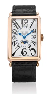 Franck Muller Long Island 1200 MC 45mm 18k yellow gold Silver