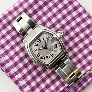 Cartier Roadster W62000V3 38mm Stainless steel Silver