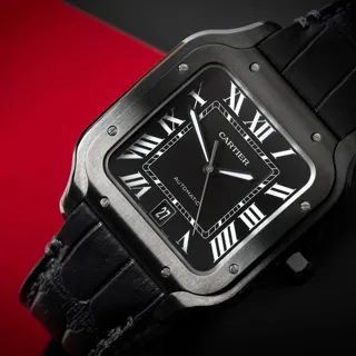 Cartier Santos de Cartier WSSA0039 40mm Stainless steel Black