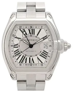 Cartier Roadster W62032X6 42mm Stainless steel Silver