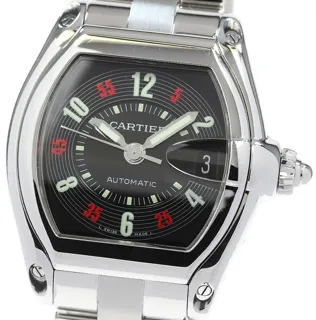 Cartier Roadster W62002V3 37mm Stainless steel Black