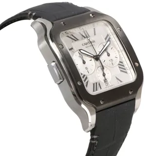 Cartier Santos WSSA0017 43mm Stainless steel Silver