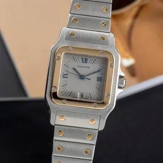 Cartier Santos Galbée 187901 41.2mm Yellow gold and Stainless steel