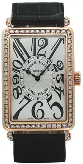 Franck Muller Long Island 1002QZD1R 30mm Rose gold Silver