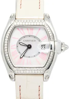 Cartier Roadster 2675/W6206006 32mm Stainless steel White