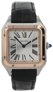 Cartier Santos Dumont 4213 31mm Rose gold and Stainless steel Silver