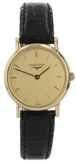 Longines Présence L7.489.6 24mm 18k yellow gold champagne