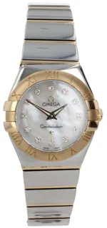 Omega Constellation 123.20.24.60.55.004 Yellow gold and Stainless steel White