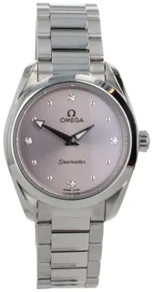 Omega Aqua Terra 220.10.28.60.60.001 28mm Stainless steel Purple