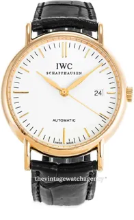 IWC Portofino IW356306 39mm Rose gold Silver