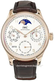 IWC Portugieser IW503302 44mm Yellow gold Silver